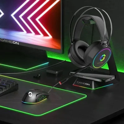 Gameon Got200A Thunderstrike Rgb Gaming Headset - Black